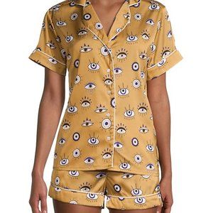 BRAND NEW Averie Sleep Two-Piece Amara Evil Eye Shorts Pajama Set